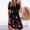 Purple Womens Summer Dress, variant on Summer Dresses for Women 2022, Sundress Strappy Cold Shoulder Floral Summer Dress