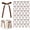 Brown, variant on 30 Pack Ribbon Bow Cake Decoration, Pre tied Ribbon Bow for Cake and cupcake Decoration, Craft Decoration