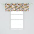 thumbnail image 2 of Ambesonne Shells Window Valance, Pile of Seashells, 54" X 18", Multicolor, 2 of 3