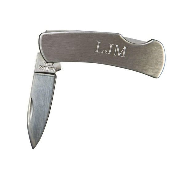 Creative Gifts International 003237 3 in. Stainless Steel Locking Pocket Knife