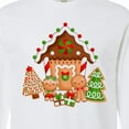 thumbnail image 4 of Inktastic Gingerbread House Christmas Long Sleeve T-Shirt, 4 of 5