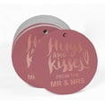 thumbnail image 2 of Inkdotpot Real Rose Gold Foil Hugs & Kisses From The Wedding Tag Favor Hang Paper Tag 50 Piece, 2 of 6