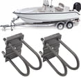 thumbnail image 4 of Trailer U Bolt Kit, 22Pcs Heavy Duty Rolled Steel Trailer Leaf Spring U Bolt Kit with Nuts and Frame Plate Trailer Mounting Axle Leaf Sprin, 4 of 9