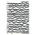 thumbnail image 2 of Black Wavy Lines Pattern 2-Piece A5 PP Notebooks, Adjustable Rings, 80g Paper, Diary Set, 2 of 8