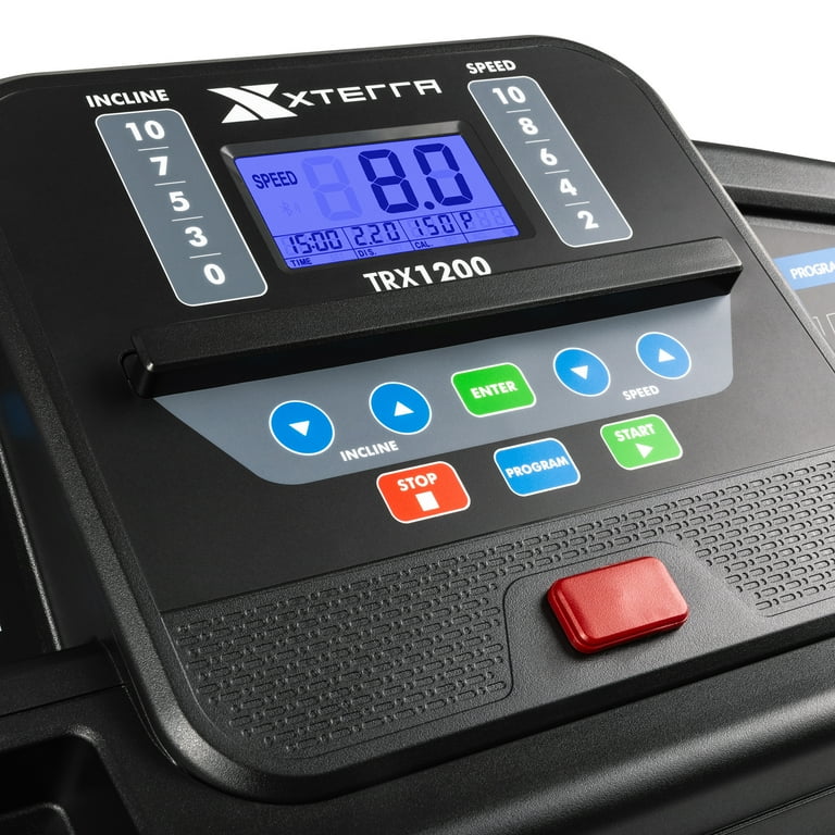 XTERRA Fitness TRX1200 Folding Smart Treadmill Walmart