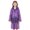 Purple, variant on LIZENG Girls Clear Rain Jacket for Kids Reusable Waterproof Quick Dry Raincoat Children Lightweight Hiking Camping Rain Poncho
