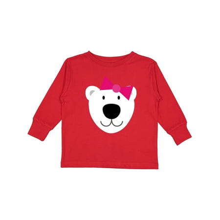 

Inktastic Polar Bear Girl Gift Toddler Toddler Girl Long Sleeve T-Shirt