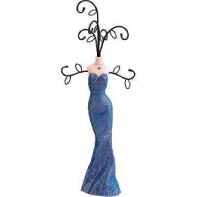 Leeber 51103 Stand de Bijoux de Robe de Gala de 18 Po&44; Bleu
