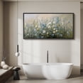 thumbnail image 5 of Large Framed Canvas Print Modern Dark Floral BouquetWall Art Decorative Ready to Hang Painting for Living room Bedroom 60x30 inches Black Frame, 5 of 9