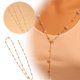 thumbnail image 4 of Collar super largo con colgante en forma de Y y perlas, ligero y elegante para mujer, 4 of 7