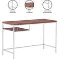 thumbnail image 4 of Escritorio de Madera FRATELLO MUEBLES Sorano Organizador Estante Inferior 120x76 Color Nogal, 4 of 8