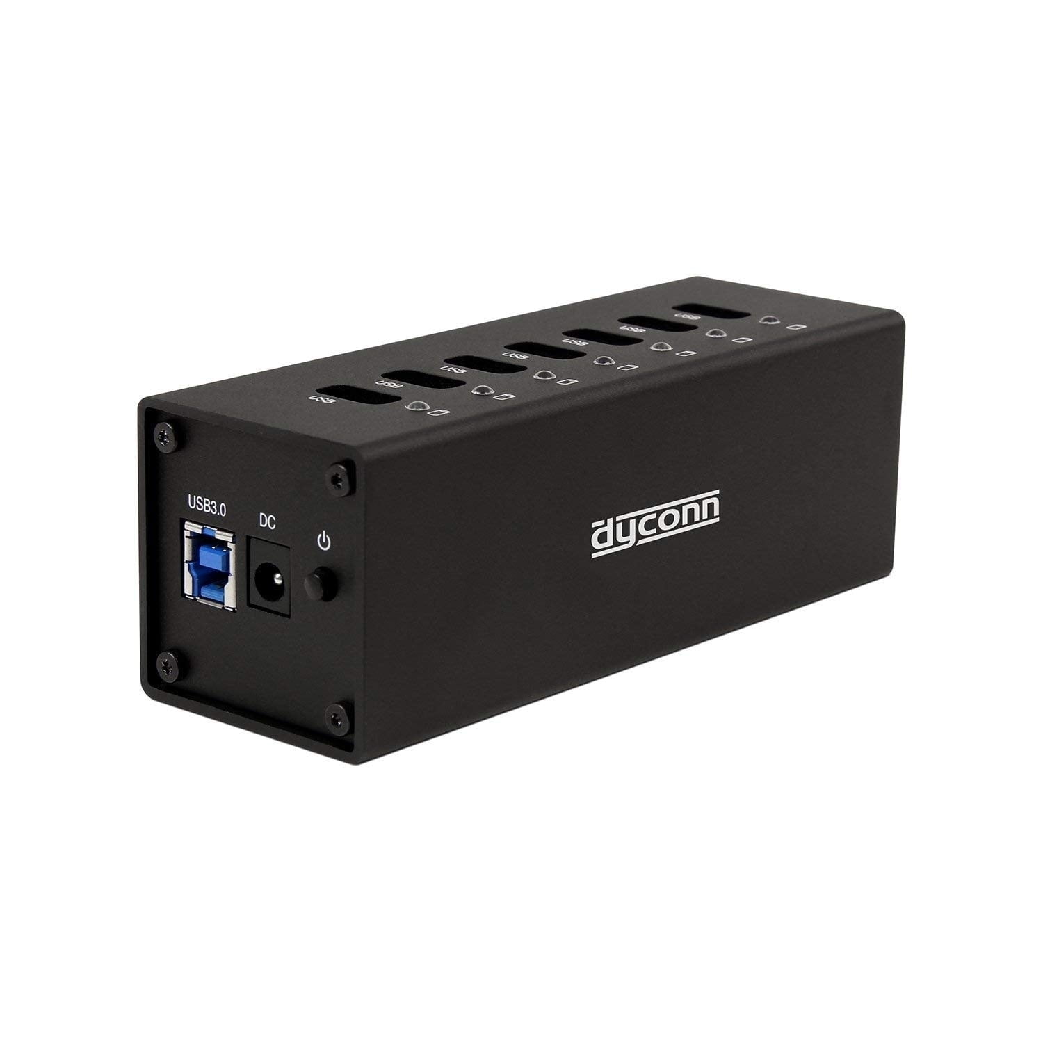 Dyconn  Power Hub SuperSpeed 9-Port 2-5A Charging Only Industrial Grade USB 3.0 Hub (HUBC7B) - Black