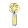 thumbnail image 1 of Ounissouiy Ventilador de mano Dispositivo de enfriamiento portátil personal de verano para colgar en el cuello Refrigerador plegable con para Electrodomésticos Amarillo Ounissouiy HA063723-03B, 1 of 6