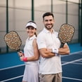 thumbnail image 6 of Pickleball Paddles Set,Pioneer Flower Floral Print Pattern Fiberglass Surface Pickleball Racket Set with 2 Indoor Outdoor Pickleball Balls and Pickleball Bag,Pickle-ball Equipment, 6 of 6