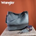 thumbnail image 3 of Wrangler Hobo Bags for Women Vegan Leather Top Handle Shoulder Purses and Handbags, Jean, 3 of 14