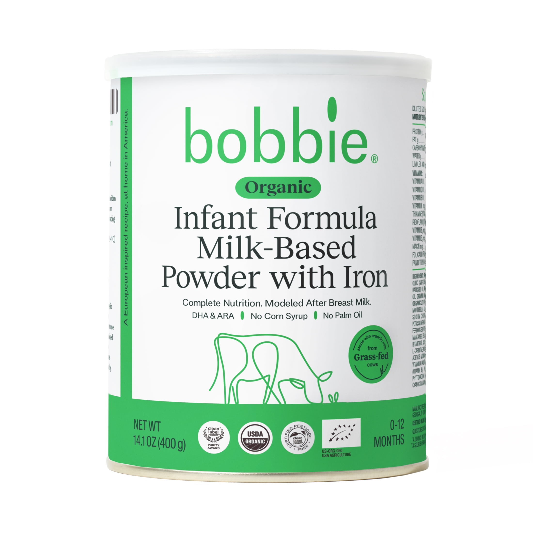 Bubs Grass Fed Infant Formula with Iron for 0-12 Months, 20