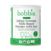 Bobbie Organic Original Infant Formula for Everyday Feeding, Milk-Based Powder with 1.2mg Iron, Skim Milk Recipe, Certified USDA Organic, 14.1 oz Can