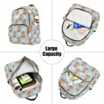 thumbnail image 5 of FORMRS Mini Backpack Purse for Women Quilted Travel Daypack Casual Shoulder Bag, Cartoon Floral Dog Pattern, 5 of 7