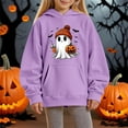 thumbnail image 2 of Mercatoo Cute Hoodies for Teen Girls Women 𝐘2k Halloween Graphic Oversized Sweatshirt Long Sleeve 𝐀esthetic 𝐏reppy Clothes, 2 of 4