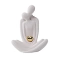 thumbnail image 3 of Estatua de abrazando figuras de pareja para decoración del hogar, colección de ilustraciones, adorno romántico para centros de mesa de, 3 of 9