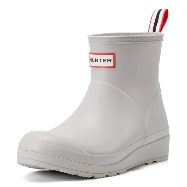 Botines Cortos Play para Mujer Hunter Zinc Impermeables Tacón 3.8 cm