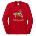 thumbnail image 2 of Wild Bobby, And Into The Forest I Go To Lose My Mind, Animal Lover, Men Long Sleeve Shirt, Red, XX-Large, 2 of 4