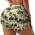 thumbnail image 1 of Fotbe Camping Caravan 1 Shorts Sin Costuras – Shorts Deportivos de Cintura Alta para Mujer, Elásticos para Gimnasio, Yoga, Running o Ciclismo-Large, 1 of 8