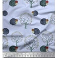 thumbnail image 1 of Soimoi Cotton Cambric Fabric Tree & Sheep Animal Print Fabric by The Yard 56 Inch Wide, 1 of 3