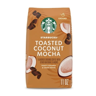 Starbucks Toasted Coconut Mocha Flavored Ground Coffee, 100% Arabica, 11 oz