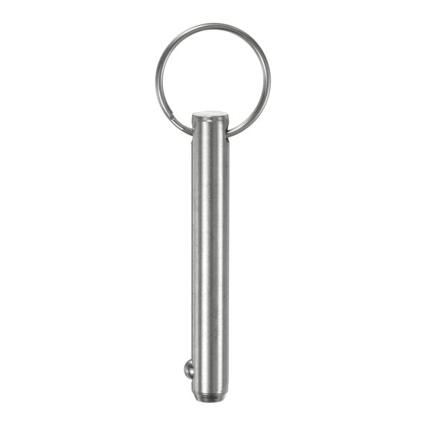 1-Pack Pasadores de Liberación Rápida, 10mm Diámetro, 60mm Uso Pasador de Techo Bimini, 75mm Total para Industrial/Marino