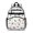 Alien and Rocket, variant on Alien and Rocket White Pattern Backpack for School, Cute School Bag with Adjustable Shoulder Straps and Padded Back, 15.25"x11.5"x5.25"