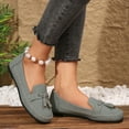 thumbnail image 6 of OWUUcdse Women's Flats, Fall Slip-on Soft Sole Casual Flat Shoes Gray Size 9, 6 of 6