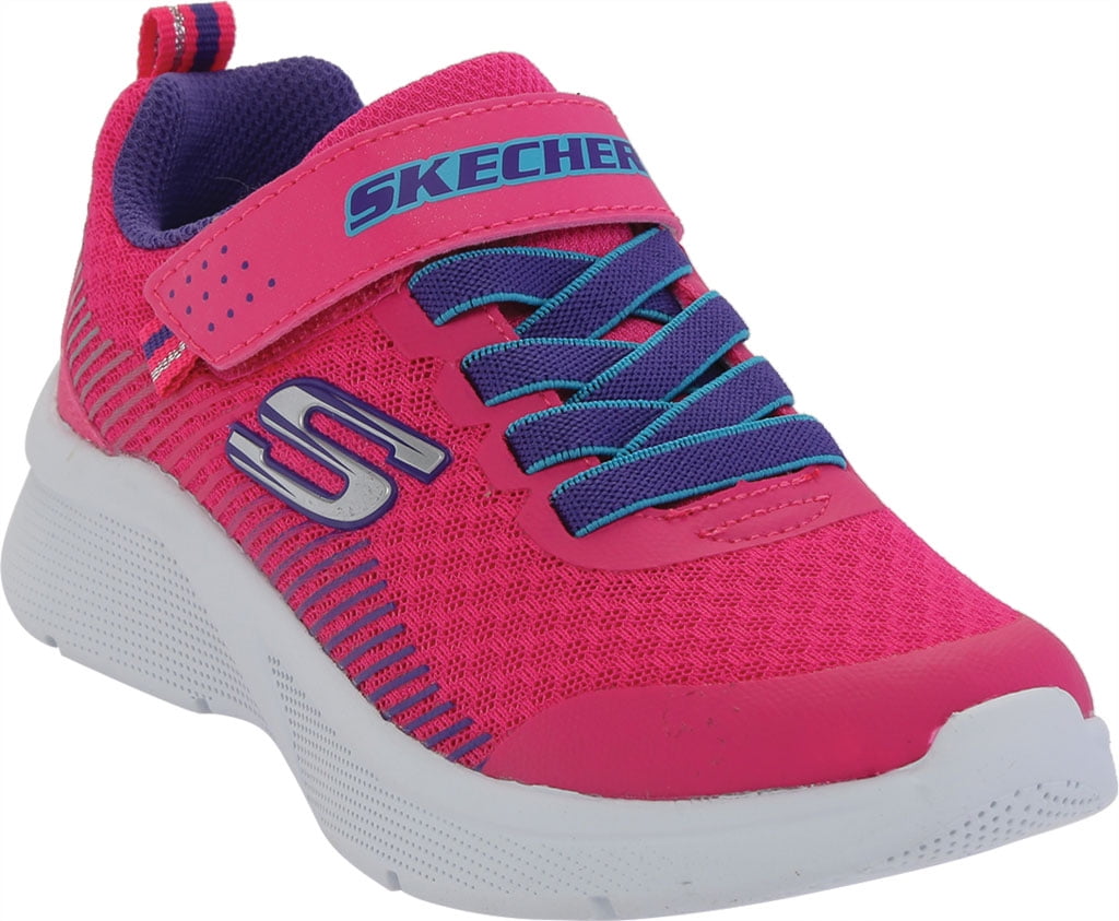 Girls' Skechers Microspec Sneaker Pink/Purple 12 M