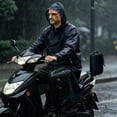 thumbnail image 6 of Men's and Women's 2-Piece Waterproof Rain Suit with Hooded Jacket and Pants, Lightweight Outdoor Rainwear for Hiking, Camping, and Cycling, Compact Portable Set, 6 of 7