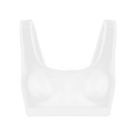 

Pudcoco Women Crop Mesh Vest Tops Strappy Sports Bra Bralette Lingerie Nightwear