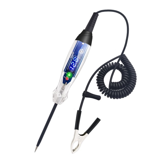 Graflsoa Portable 3-60V Dual-Polarity LED Digital Display Car Circuit Tester for Vehicle Maintenance and Repair