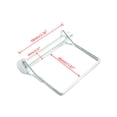 thumbnail image 4 of Destyer 10PCS Trailer Square Clips With Matel Ropes Trailer Accessories Square Clips Lynch Clips 8*70mm A8064, 4 of 6