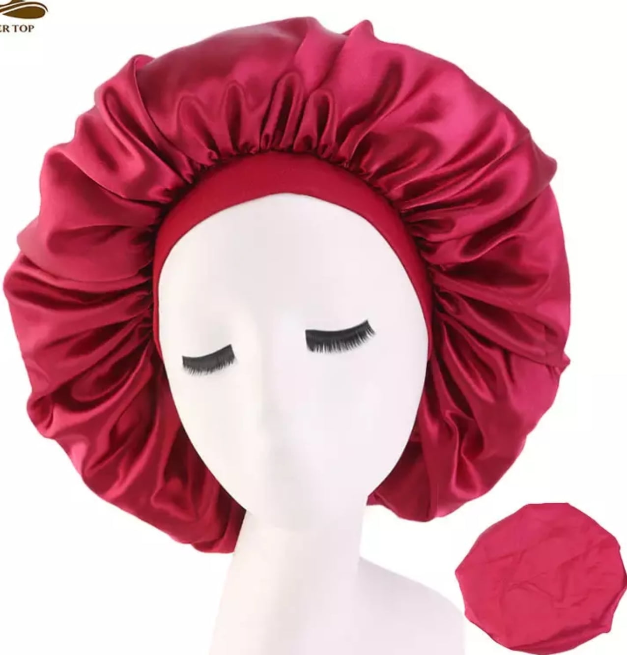 3 Piece Extra Large Satin Bonnets