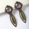 thumbnail image 3 of Valentine's Day Elegant Vintage Copper-Colored Lace Bookmarks - Set of 2 Stainless Steel Book Markers for Book Lovers and Readers, 3 of 5