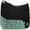 Black with Turquoise Bloom, variant on Southwestern Equine OrthoRide All Purpose Trail Riding Black Saddle Pad
