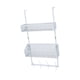 thumbnail image 5 of Organizador de ganchos para puerta multifuncional con 4 ganchos para colgar en la puerta. Nivel doble blanco, 5 of 9