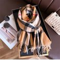 thumbnail image 4 of Premium Winter Plaid Scarf with Fringe, Ultra Soft & Warm Wrap for Women & Men,200*68cm,1, 4 of 31