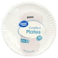 thumbnail image 3 of Great Value Coated Paper Plates, 9 Inch, White, 70 Count, 3 of 8