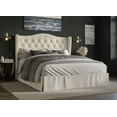 thumbnail image 3 of HMD Riley Twin Tufted Upholstered Platform Bed, Warm Gray, 3 of 3
