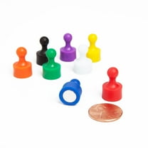 24 Assorted Magnetic Pins, Pawn Style - Perfect for Fun Fridge Magnets, Whiteboards, Cabinets, Photo Magnets For Refrigerator, and More!
