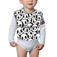thumbnail image 6 of Zufioo Cute Panda Face Print Toddler Adjustable Waterproof Bib, 11.6x15 Inch Feeding Bib Suitable for 6-24 Month Babies, 6 of 8