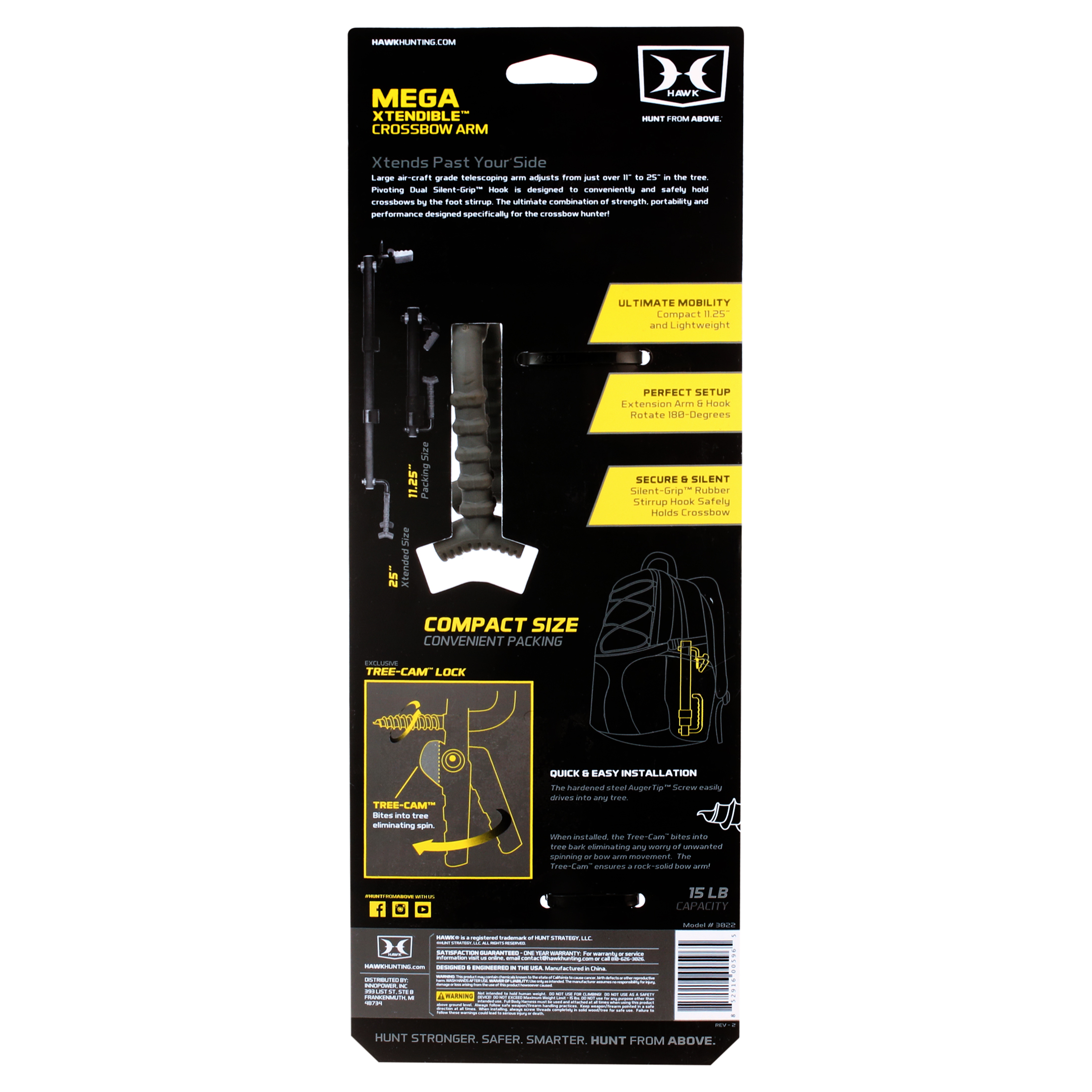 Hawk Mega Xtendible Crossbow Arm