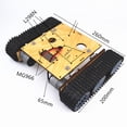 thumbnail image 4 of Kit de ruedas de Oruga de Chasis de Pista Sunnimix Chasis de carro tanque de motor de madera, 4 of 6