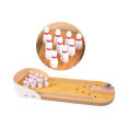 thumbnail image 1 of SUTENGDA 1 Set Mini Bowling Game  Mini Wooden Desktop Bowling Game Mini Tabletop Bowling Toy Classic Desk Ball Gift for Kids, 1 of 6