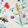 thumbnail image 3 of Bright Bumble Bee Floral Outdoor Pillow with Poly Fill, 3 of 5